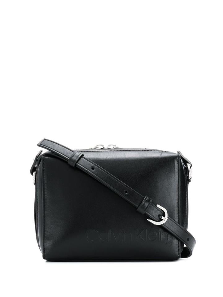 Calvin Klein Logo Cross-body Bag - Black