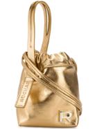 Rochas Drawstring Shoulder Bag - Metallic