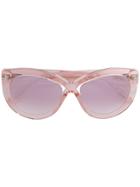 Tom Ford Eyewear Diane 02 Sunglasses - Pink & Purple