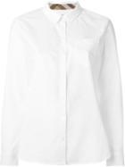 Burberry Brit Chest Pocket Shirt, Women's, Size: Xl, White, Cotton