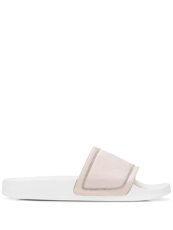 Fabiana Filippi Metallic Detailed Slides - Pink