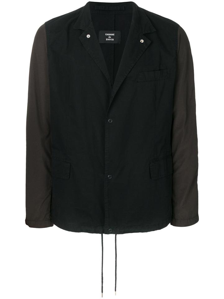 Cabane De Zucca Two Tone Jacket - Black