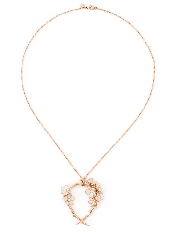 Shaun Leane 'cherry Blossom' Diamond Necklace, Metallic