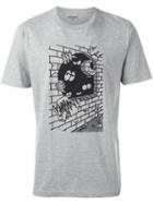 Carhartt Cartoon Print T-shirt, Men's, Size: Xl, Grey, Cotton