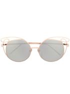Linda Farrow Precious Sunglasses - Gold