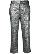 Zadig & Voltaire Posh Jac Cropped Trousers - Metallic