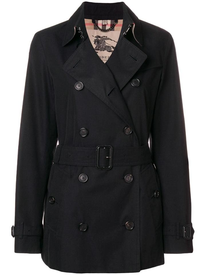 Burberry Vintage Short Trench Coat - Blue