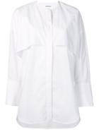 Enföld Ruffle Detail Shirt - White