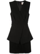 Dion Lee Tailored Mini Dress - Black