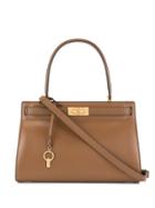 Tory Burch Lee Radziwill Small Satchel Bag - Brown