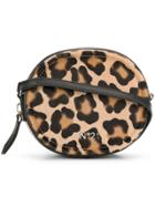 No21 Leopard Print Crossbody Bag - Nude & Neutrals