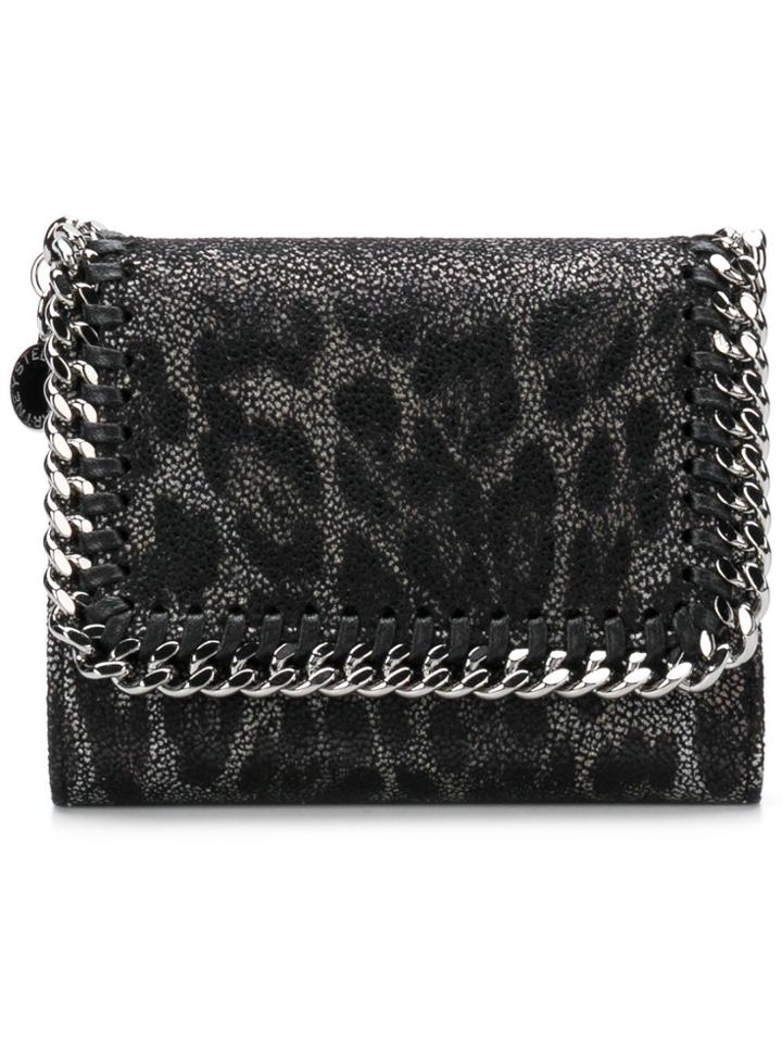 Stella Mccartney Mini Falabella Flap Wallet - Black
