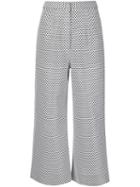 Monique Lhuillier Cropped Trousers