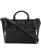 Alexander Mcqueen De Manta Tote, Women's, Black, Goat Skin