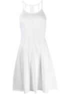 Dsquared2 Flared Sleeveless Dress - White