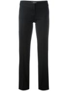 Versace Vintage Slim Fit Trousers, Women's, Size: 38, Black