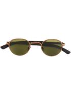 Mykita - 'quince' Sunglasses - Unisex - Titanium - One Size, Brown, Titanium