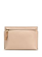 Loewe Embossed Anagram Clutch - Neutrals
