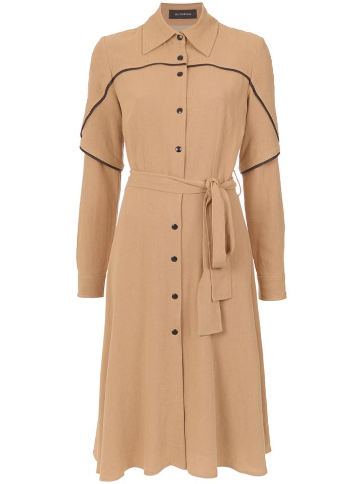 Olympiah Jasmine Shirt Dress - Brown