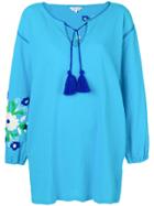 Sensi Studio Tassel Tunic Dress - Blue
