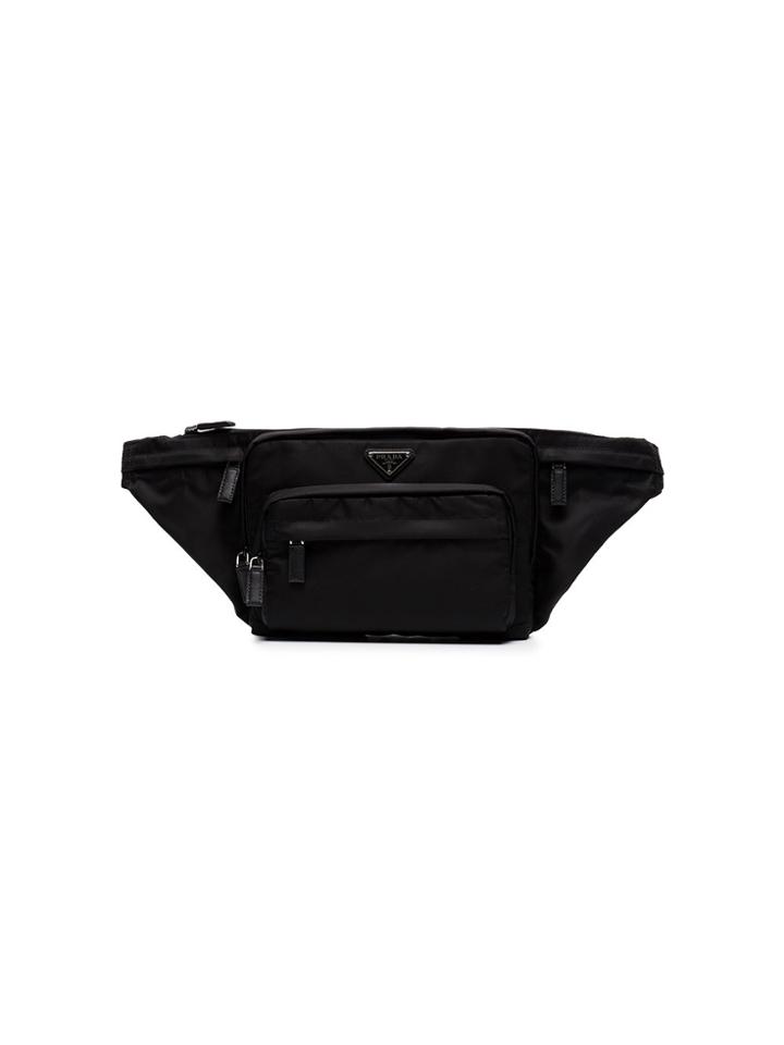 Prada Nylon Crossbody Bag - Black