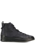 Officine Creative Flat Lace-up Boots - Black