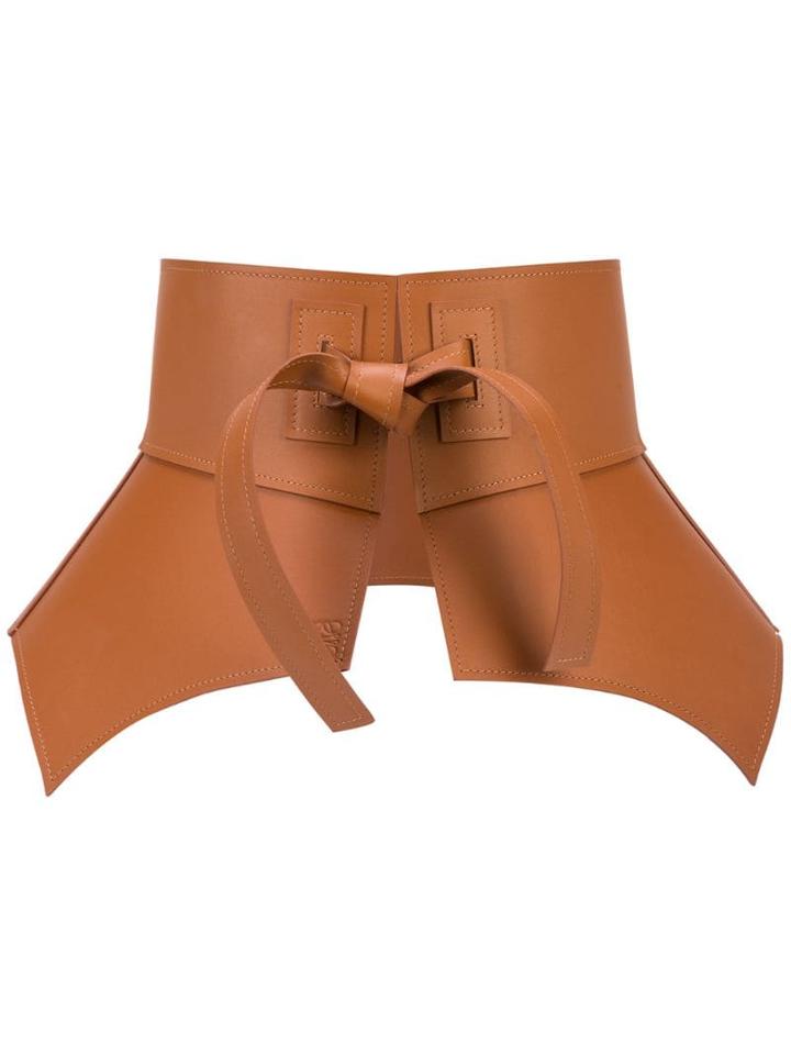 Loewe Wide Obi Belt - Brown