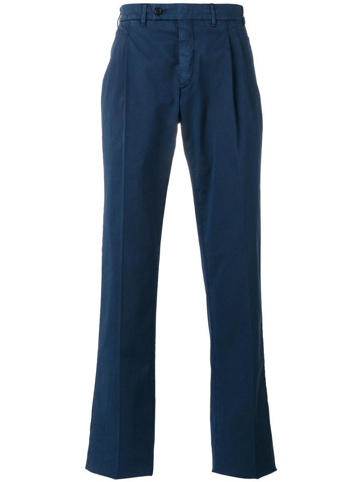 Gabriele Pasini - Straight-leg Trousers - Men - Cotton/spandex/elastane - 46, Blue, Cotton/spandex/elastane