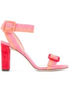 Jimmy Choo Dacha 85 Sandals - Pink