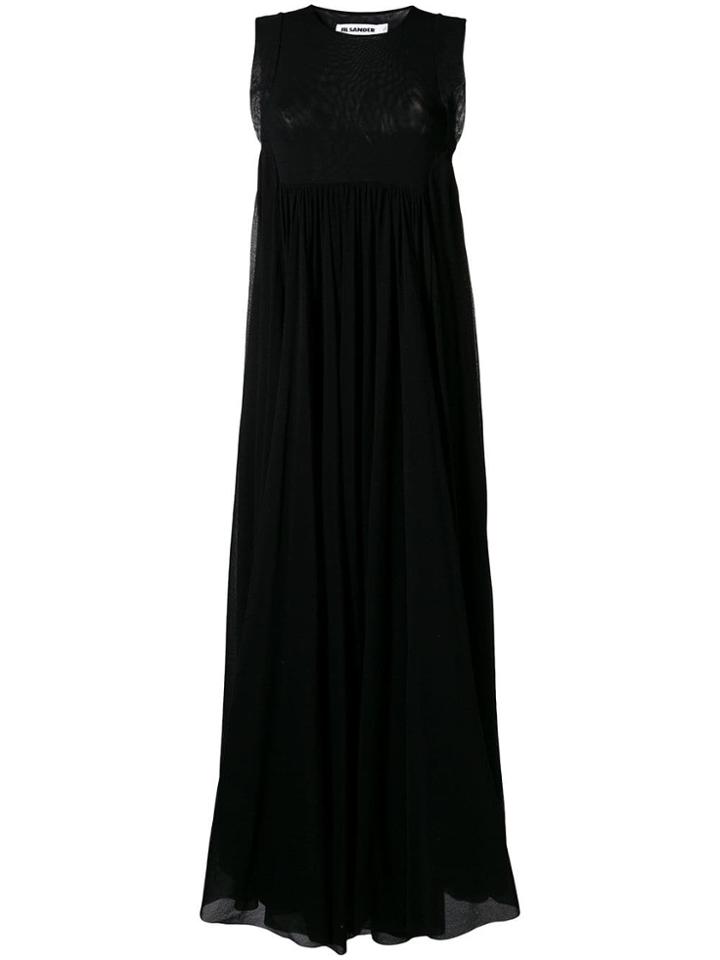 Jil Sander Sleeveless Maxi Dress - Black