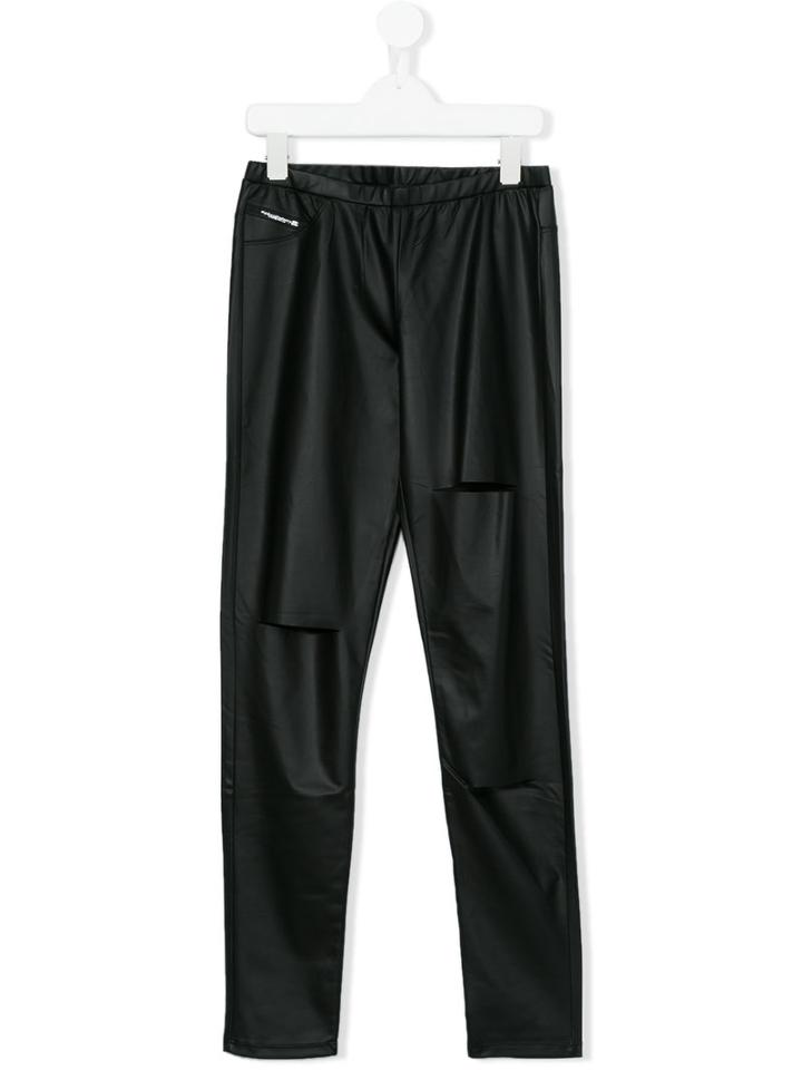 Diesel Kids - Plain Leggings - Kids - Polyester/spandex/elastane - 14 Yrs, Black