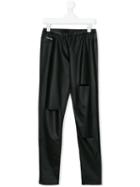 Diesel Kids - Plain Leggings - Kids - Polyester/spandex/elastane - 14 Yrs, Black