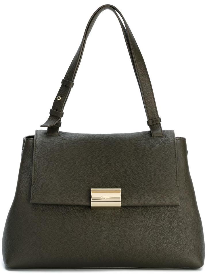 Salvatore Ferragamo 'ginger' Tote, Women's, Green