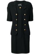 Chanel Pre-owned 1990's Faux-jacket Dress - Black