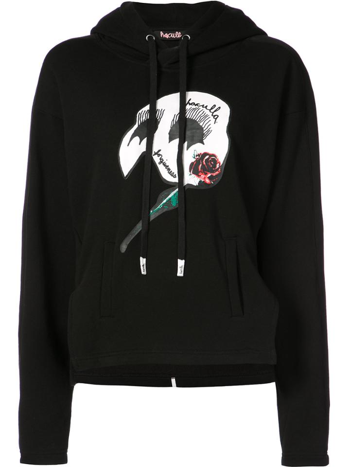 Haculla Forgiveness Cropped Hoodie - Black