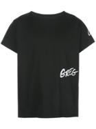 Greg Lauren Branded T-shirt - Black