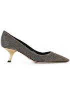 Sebastian Metallic Pointed Pumps
