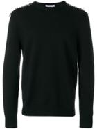 Givenchy Embellished Shoulder Sweater - Black