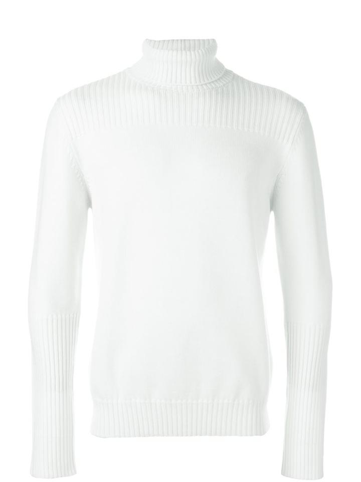 Eleventy Roll Neck Ribbed Sweater