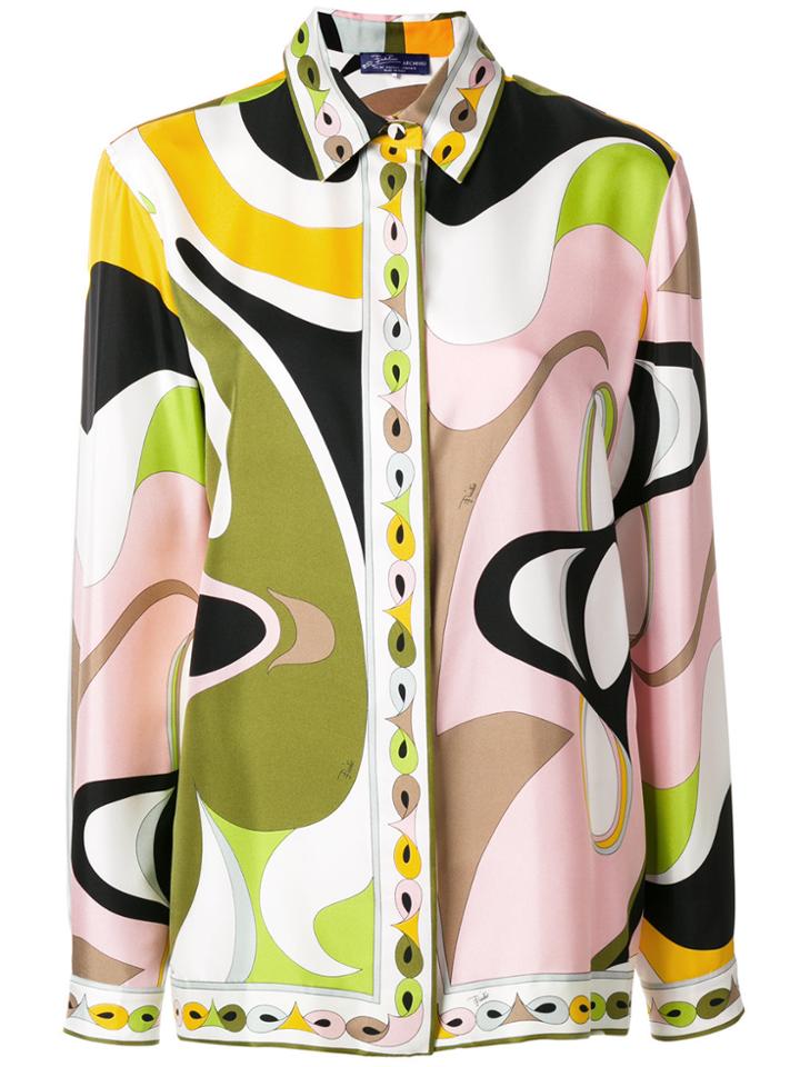 Emilio Pucci Psychedelic Print Blouse - Multicolour