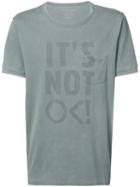 Outerknown - Slogan T-shirt - Men - Cotton - Xl, Green, Cotton