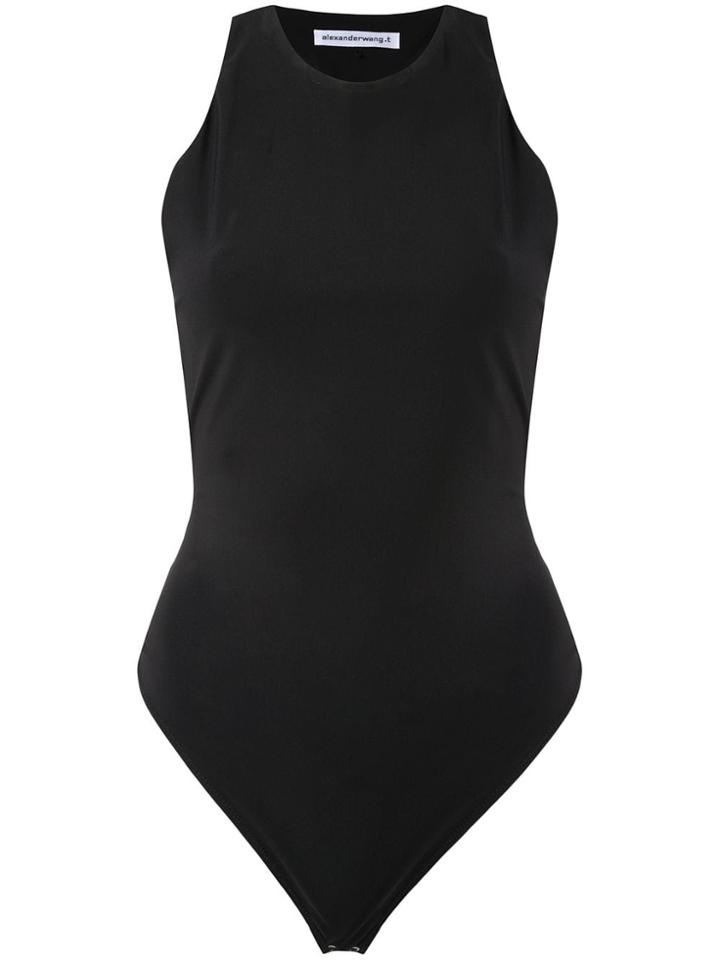 T By Alexander Wang Crisscross Back Top - Black