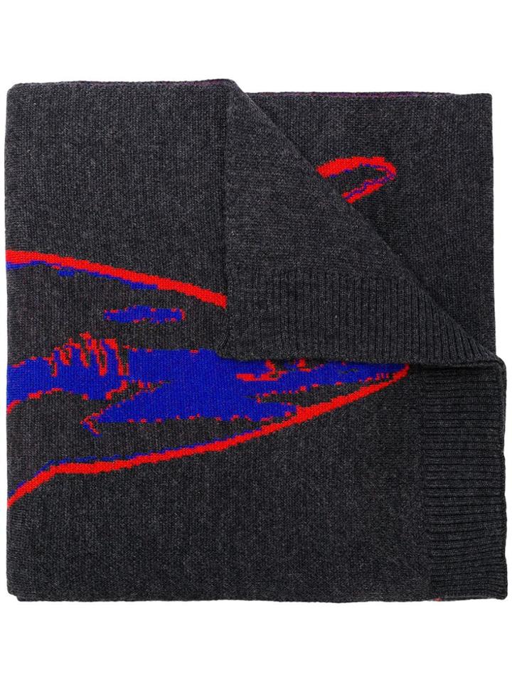 Ps By Paul Smith Shark Scarf - Black
