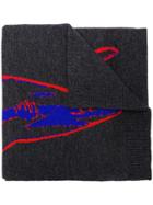 Ps By Paul Smith Shark Scarf - Black