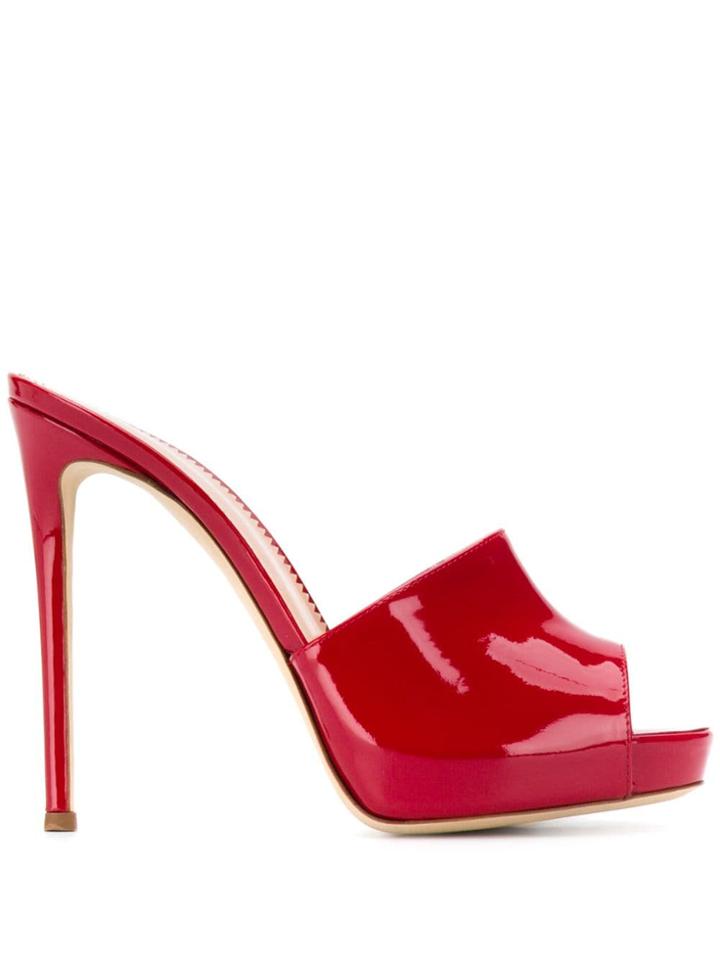 Giuseppe Zanotti Nettie Mules - Red