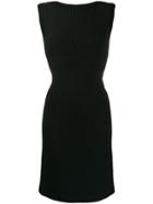 Alaïa Vintage 2000 Fitted Dress - Black