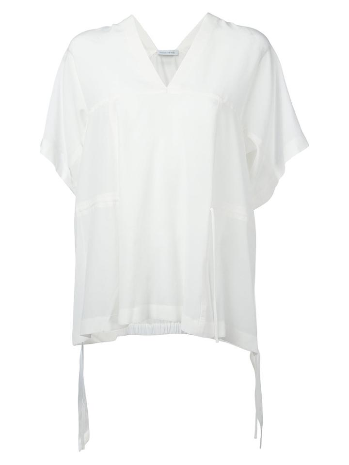 Christian Wijnants - Crepe Top - Women - Silk Crepe - 40, White, Silk Crepe