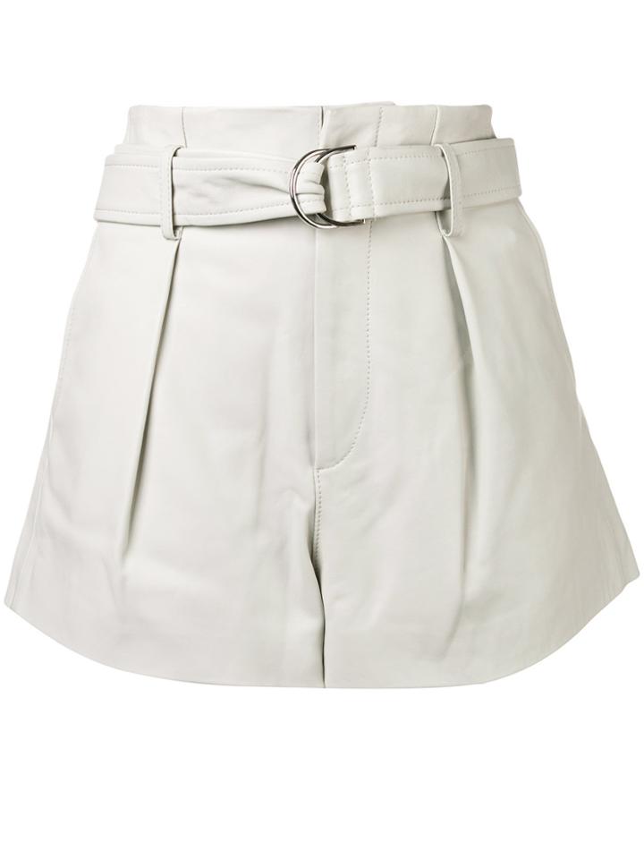 Iro Waist Belt Shorts - Grey