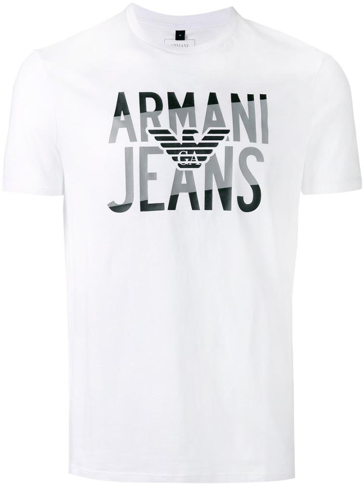 Armani Jeans - Slim-fit T-shirt - Men - Cotton - Xl, White, Cotton
