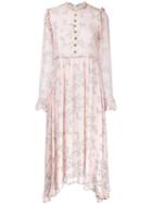 Macgraw - Calendula Dress - Women - Silk - 8, Pink/purple, Silk